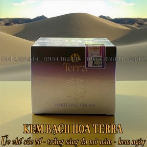KEM SẮC TỐ BẠCH HOA TERRA