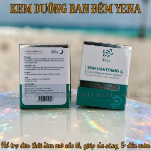 KEM PHÁ VỚ SẮC TỐ SKIN LIGHTENING YENA - ĐÊM